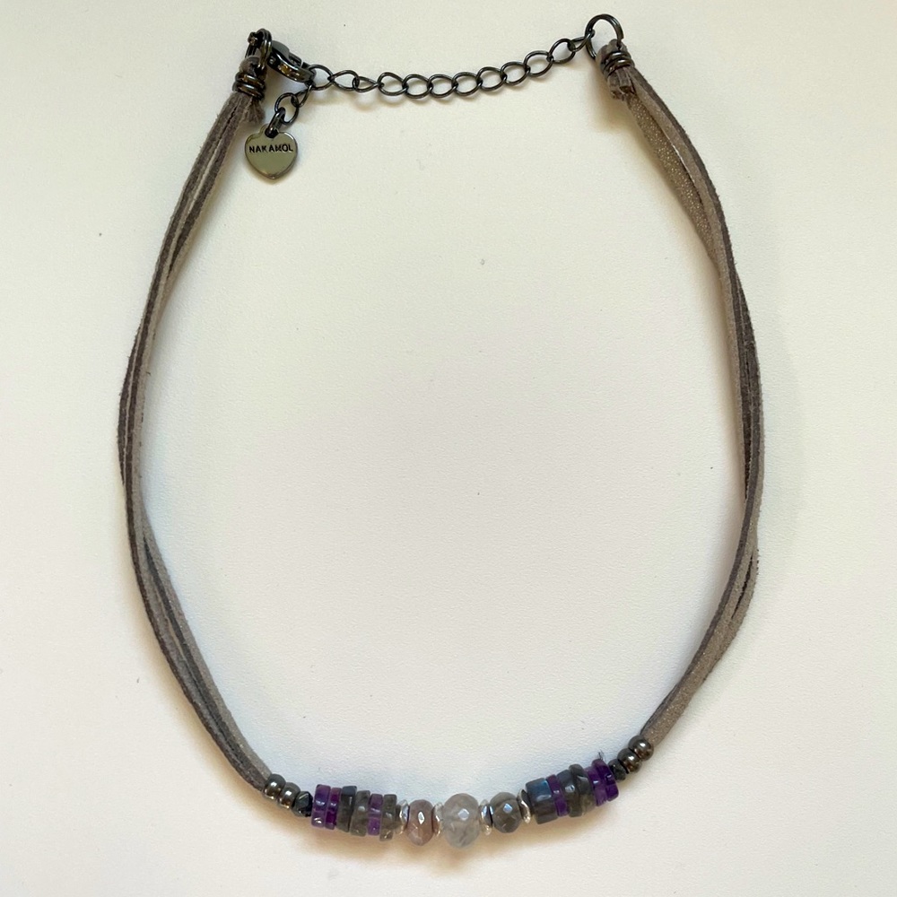 Nakamol Leather Choker